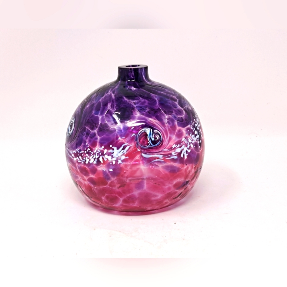 Kitras Art Glass Oil Lamp
